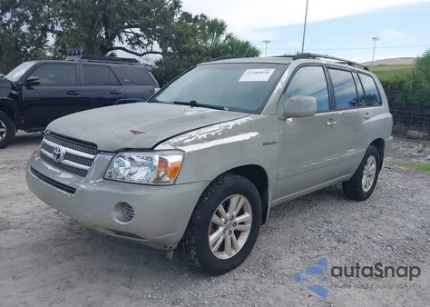 2006 Toyota Highlander Hybrid V6 из США, поврежденный, VIN JTEDW21AX60010753